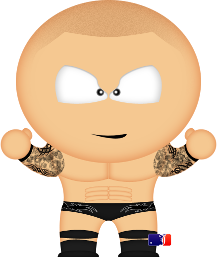 Randy Orton By Spwcol - Randy Orton South Park (438x517)
