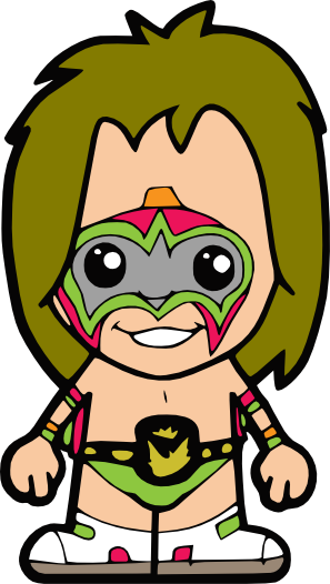Movies, Personal Use, Wwe Ultimate Warrior Cartoon, - Lil Ultimate Warrior Backpack By Monarchy70616 (297x526)