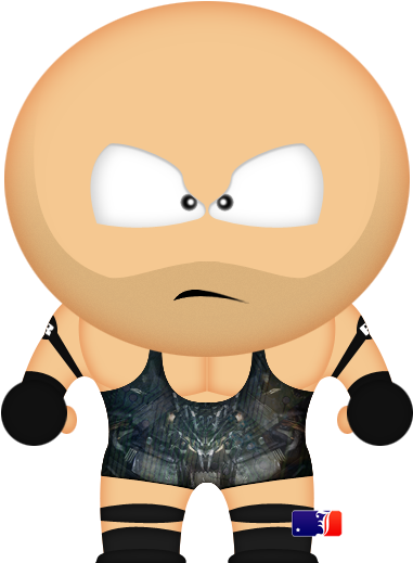 Ryback By Spwcol - Cartoon Drawing Wwe Png (390x530)