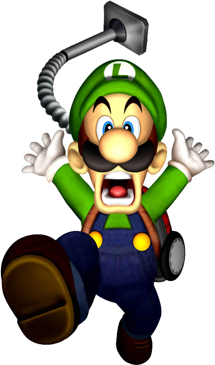 Rey Mysterio - Luigi's Mansion Luigi Png (464x768)