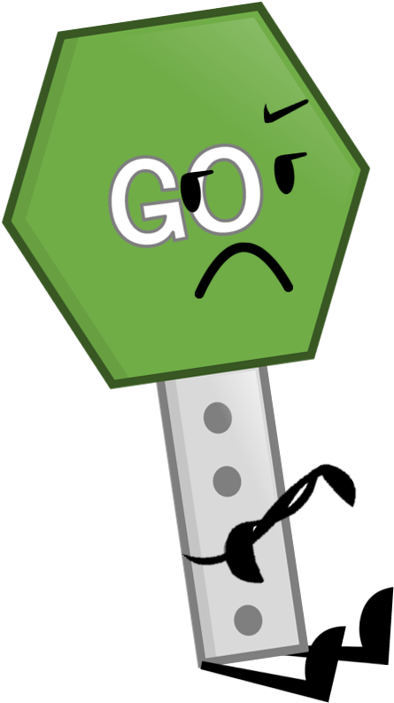 Go Sign - Traffic Sign (524x805)