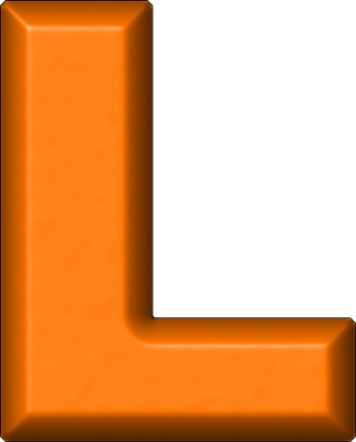 L - Dr - Odd - Orange Letter L (322x400)