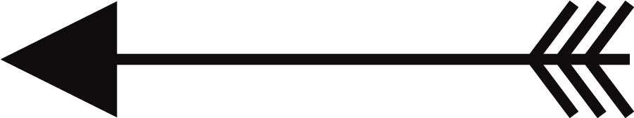 Scrabble Tiles Mod Podge Rocks - Arrow Template (900x210)