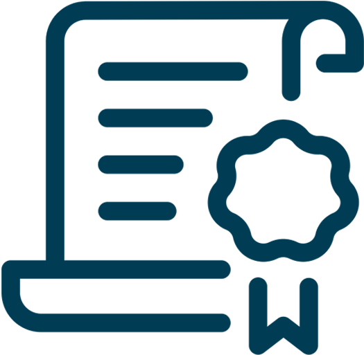 Interactive Lessons - Certificate Link Png Icon Blue (576x576)