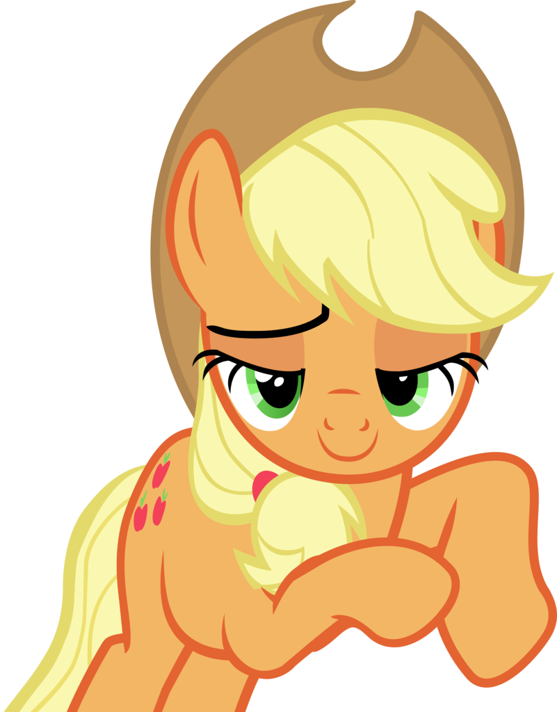 The Real Americans - Applejack Bedroom Eyes Vector (801x1024)