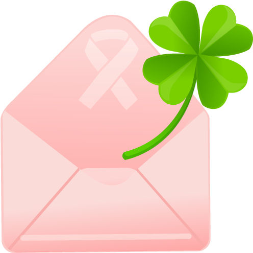 Pink Envelope Png Image - Shamrock (512x512)