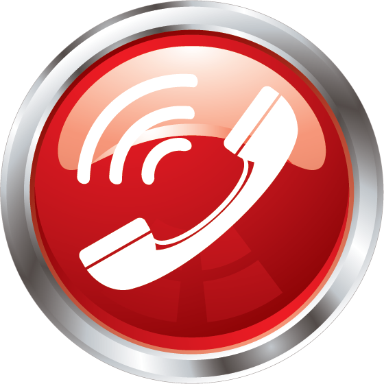 Red Phone Icon Clip Art At - Circle (560x560)