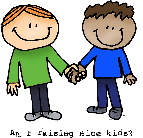 “are You Being Kind And Gentle” - Cartoon (610x598)