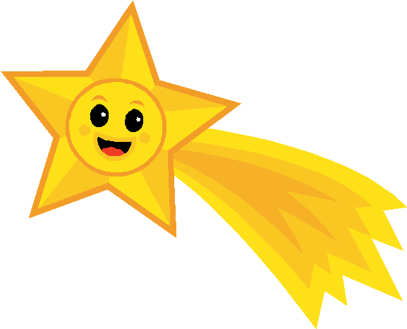 Raise Your Hand To Speak Or Leave Your Seat - Shooting Star Clipart (600x485)