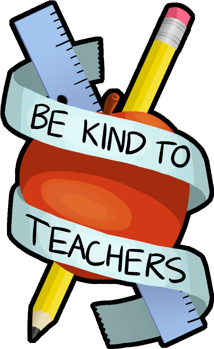 Be Kind To Teachers - Design (878x1304)