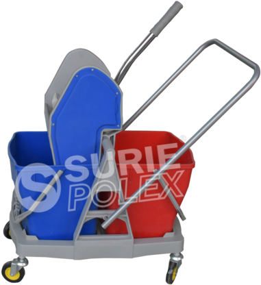 Double Mop Wringer Trolley-down Press In New Delhi - Mop (500x500)