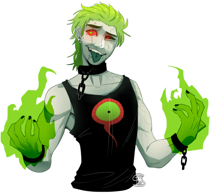 Anti Septiceye Sam By Floatingmegane - Antisepticeye And The Septiceye (724x724)