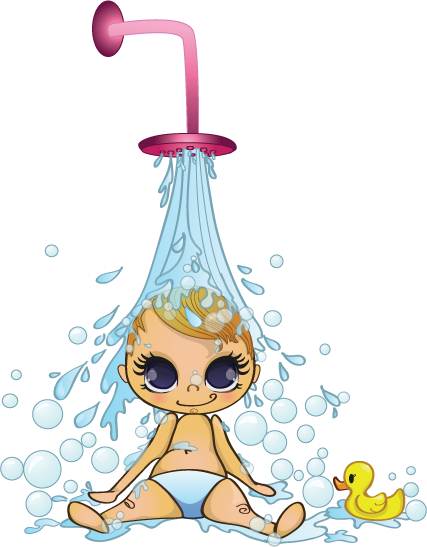 Baby Shower By Webnatu - Png Shower (427x547)