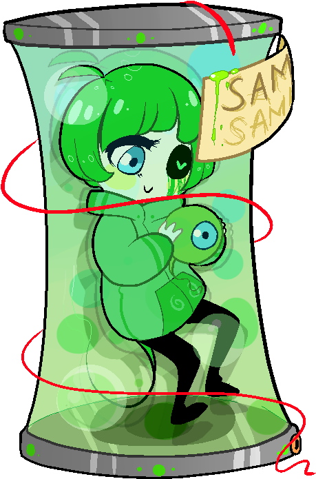 Human Form Of Sam - Anime Septic Sam Human (500x700)