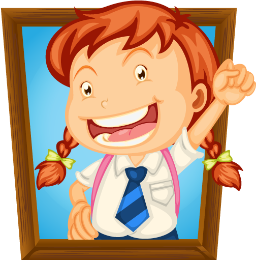 Dressing Up For School Cartoon (512x512)