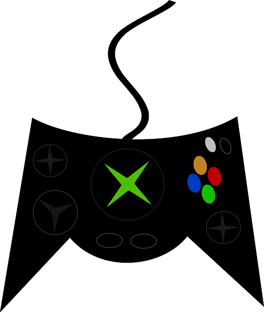 Computer, Box, Video, Controller, Silhouette - Video Game Controller Clip Art (541x640)