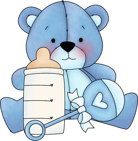 Planificacion - Blue Teddy Bear Clip Art (459x466)
