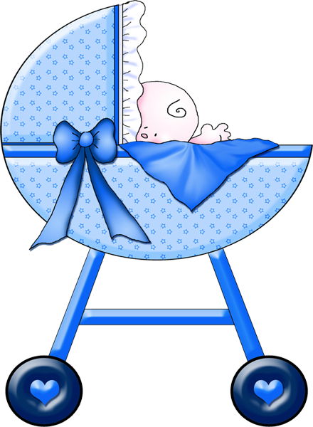 Baby Shower Carriage - Coches Para Bebes Dibujos (440x600)