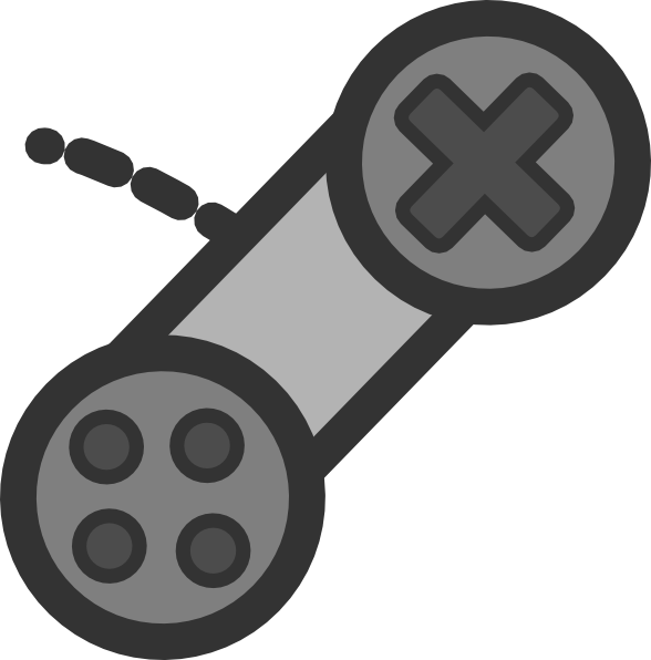 Game Controller Clip Art Vector Clip Art Online Royalty - Video Game Controller Clip Art (588x596)