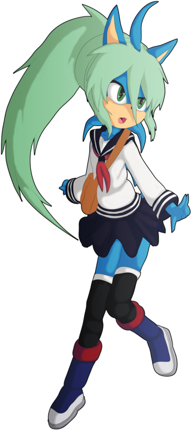 Hatsune Mina School Uniform By Skye-izumi - Cartoon (800x999)