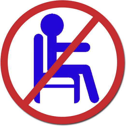Do Not Sit On The Furniture Sign (540x540)
