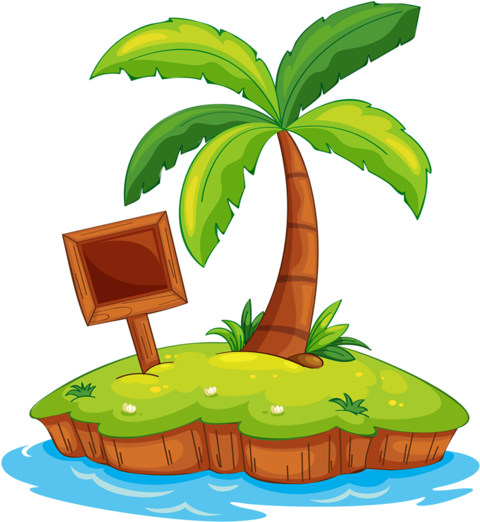 Illustration Of Illustration Of A Tiny Island Vector - Island Cartoon (742x800)