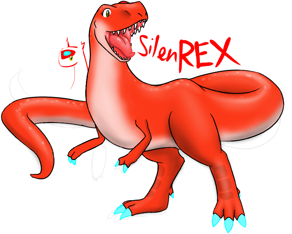 I Am Silenrex, Hear Me Rawr By Silenrea - Cartoon (1024x868)