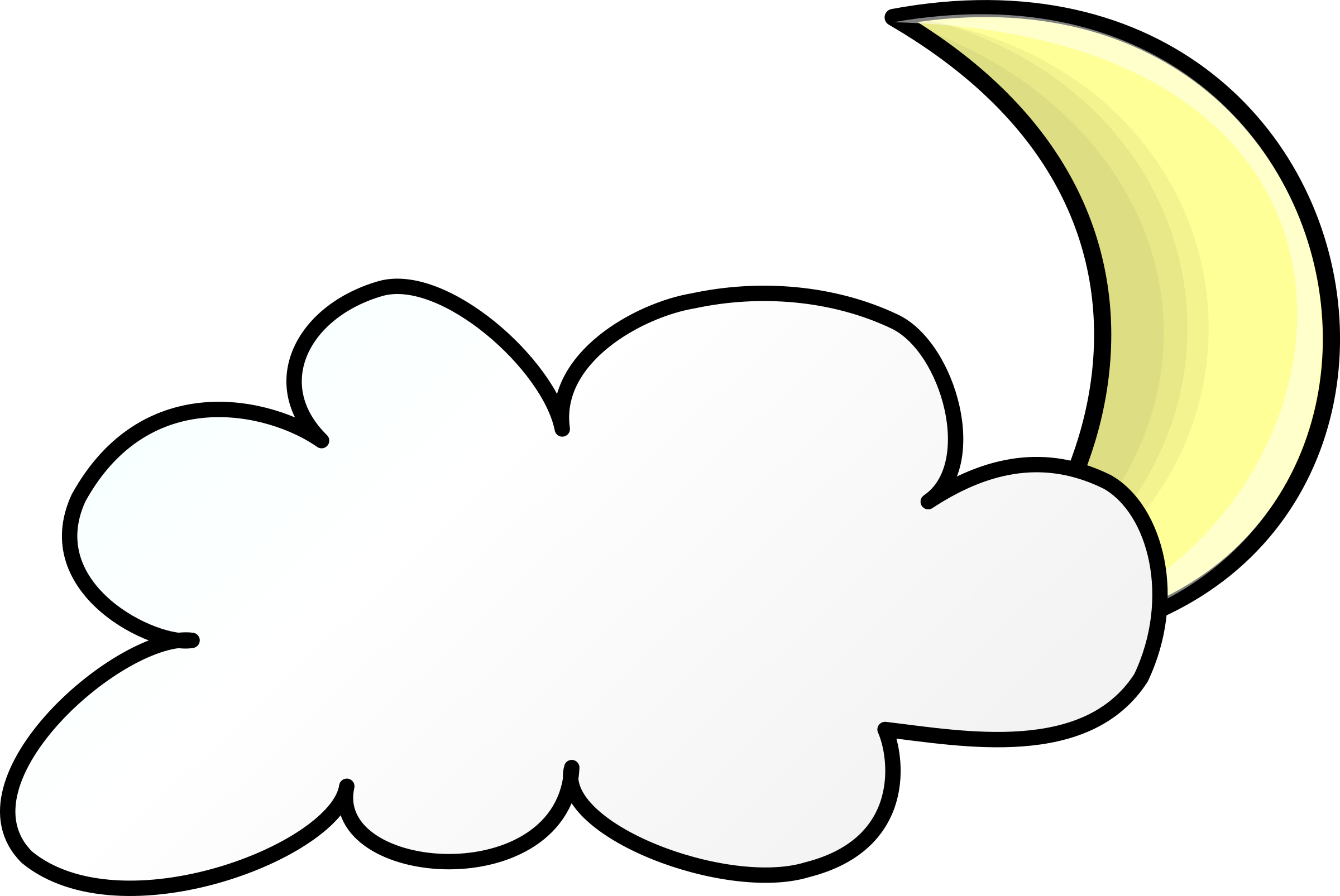 Big Image - Cloudy Night Weather Symbol (2400x1606)
