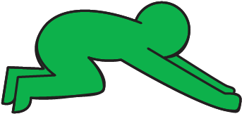 Sit In A Kneeling Position, Fold Your Body Over And - Yoga (880x600)