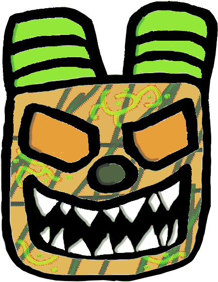 Monster Icon Resurrection Gold By Trm16 - Pillow (640x696)