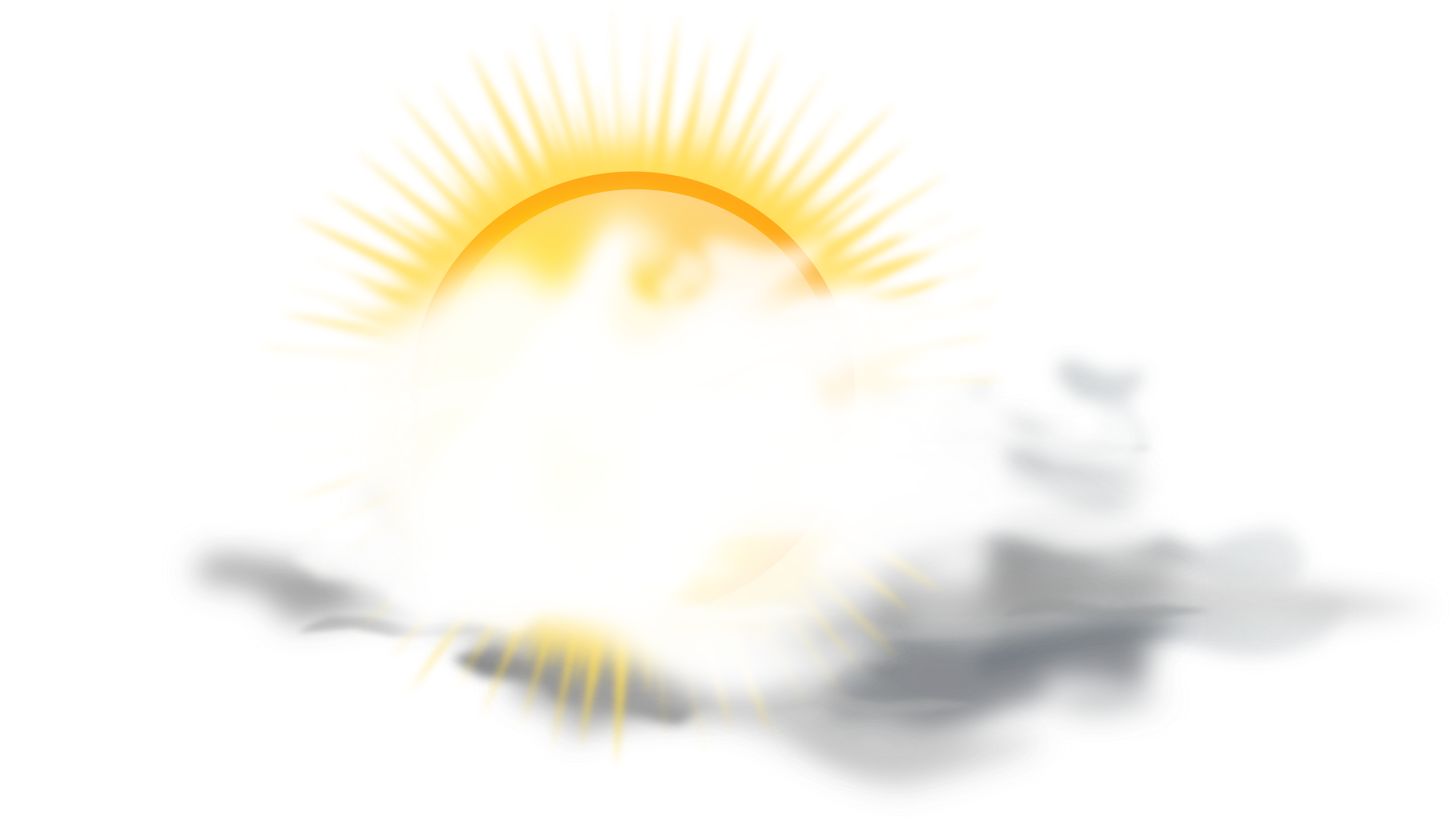 Картинка солнце с облаками