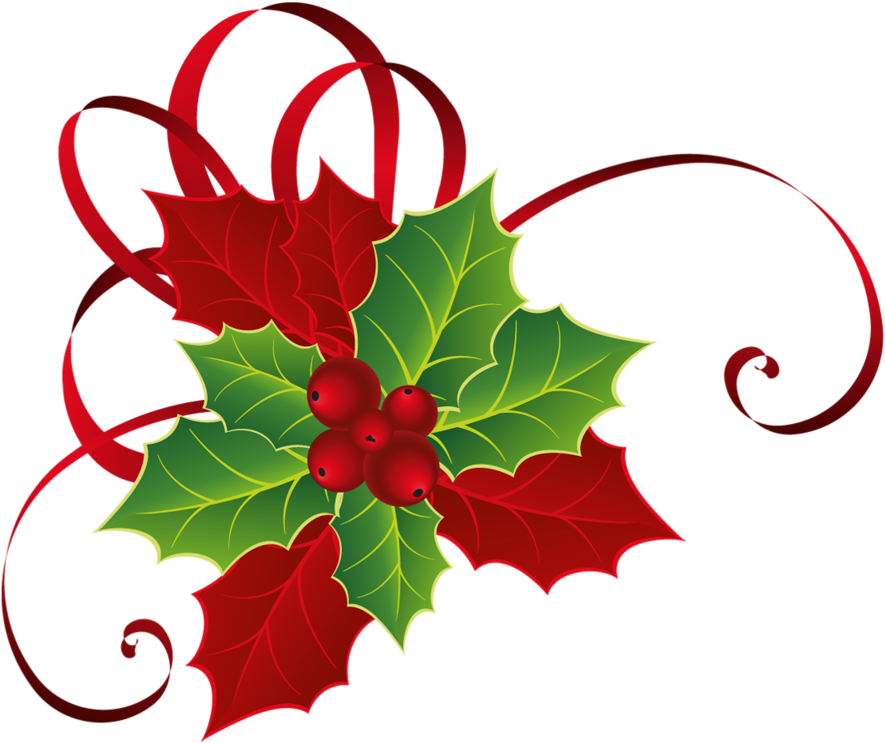 Christmas Ornament - Christmas Clipart Flowers (1024x756)