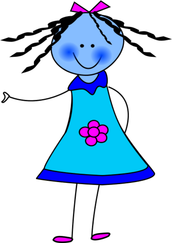 Dress Flower Girl Clothing Clip Art - Dress Flower Girl Clothing Clip Art (600x847)