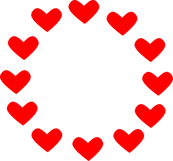 Valentines Hearts Transparent Heart (600x556)