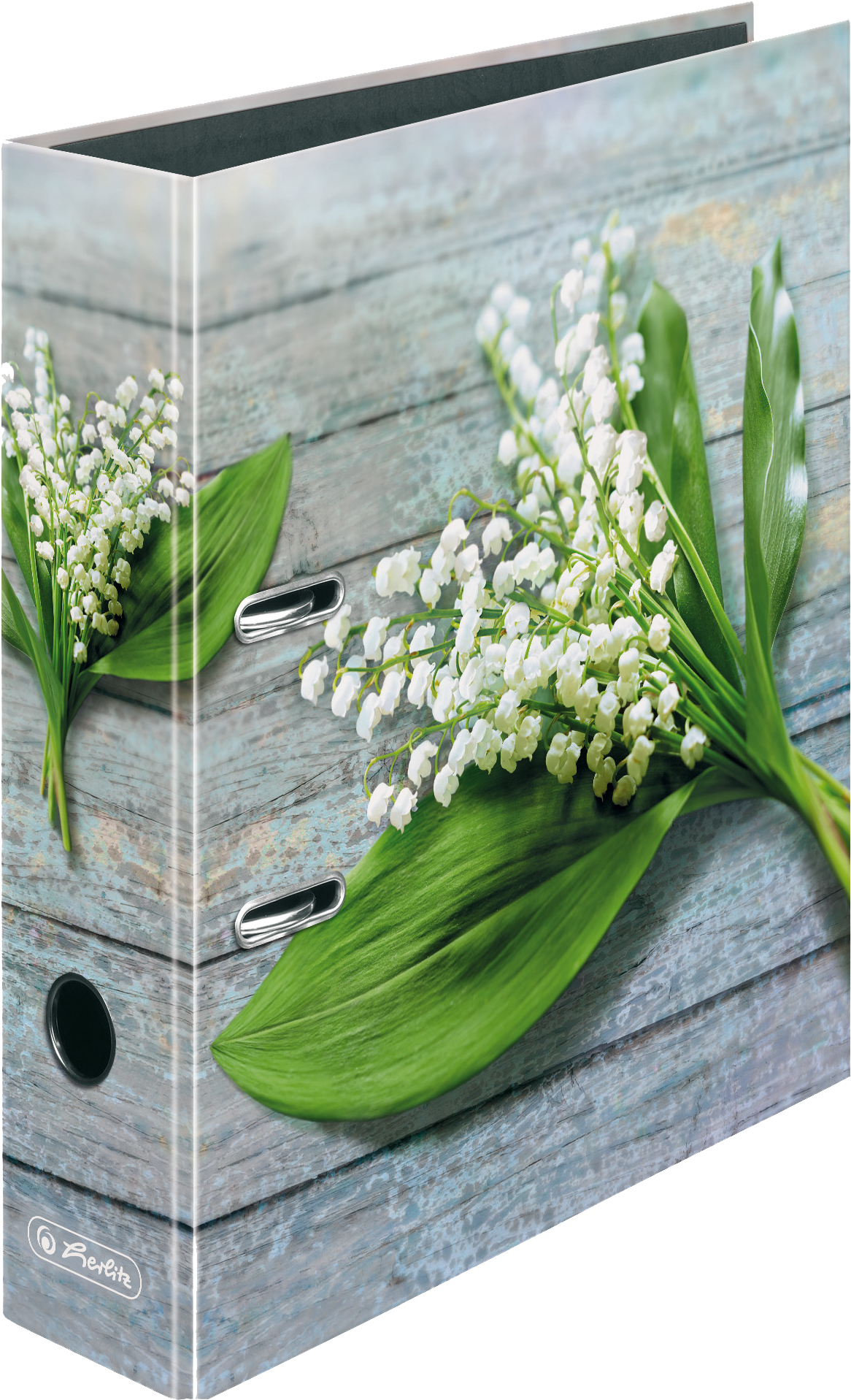 Lever Arch File A4 8cm Lily Of The Valley Max - Herlitz Motivordner / Din A4 / 80mm Breit / Springtime (1917x1917)