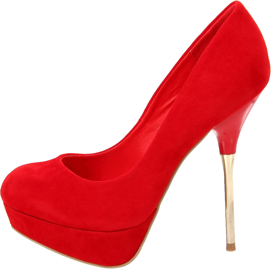 Red Women Shoe Png Image - Woman Shoe Png (894x889)
