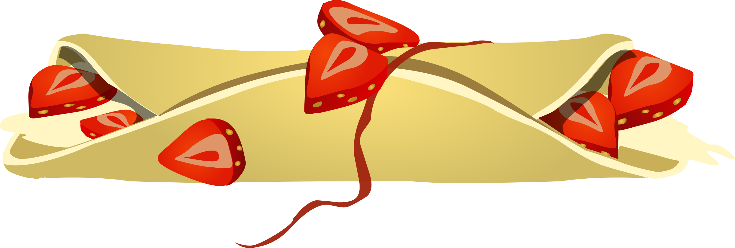 This Free Icons Png Design Of Food Divine Crepes - Crepe Clipart (2400x812)