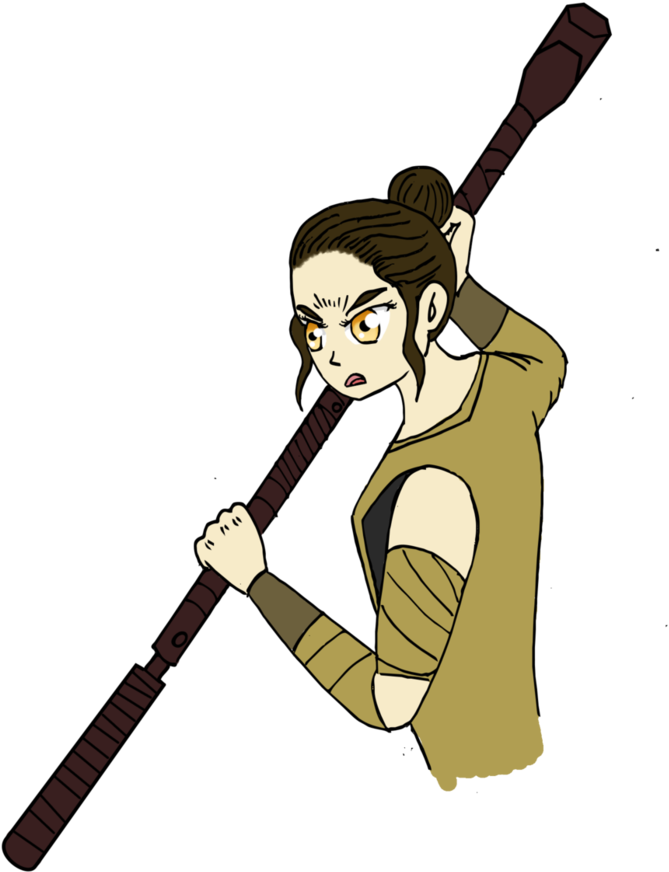 Star Wars The Force Awakens By Banquo0 - Cartoon (796x1004)