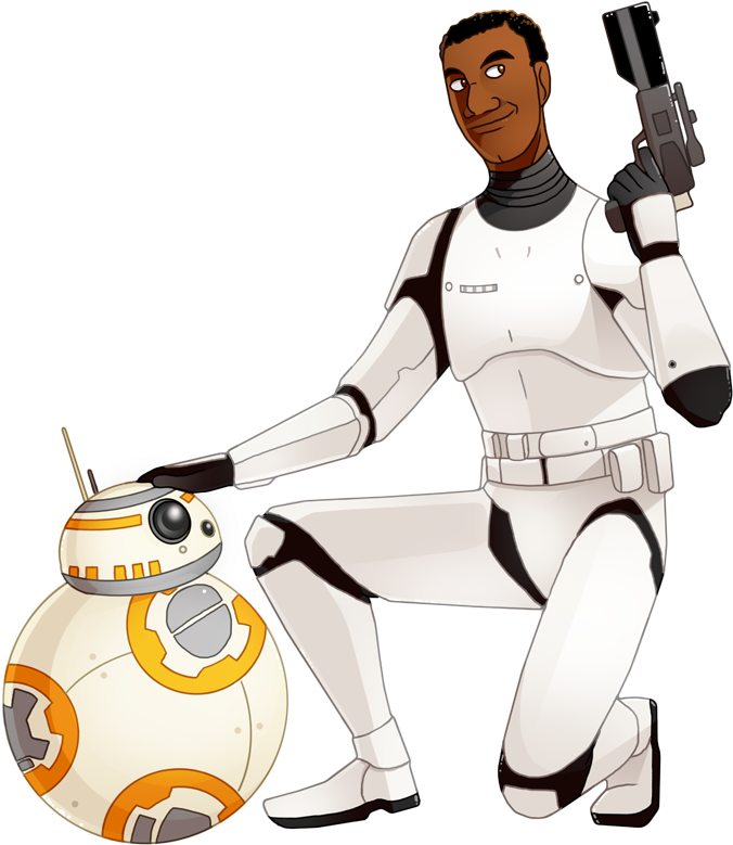 Finn And Bb8 By Drzime - Deviantart Bb 8 (750x904)