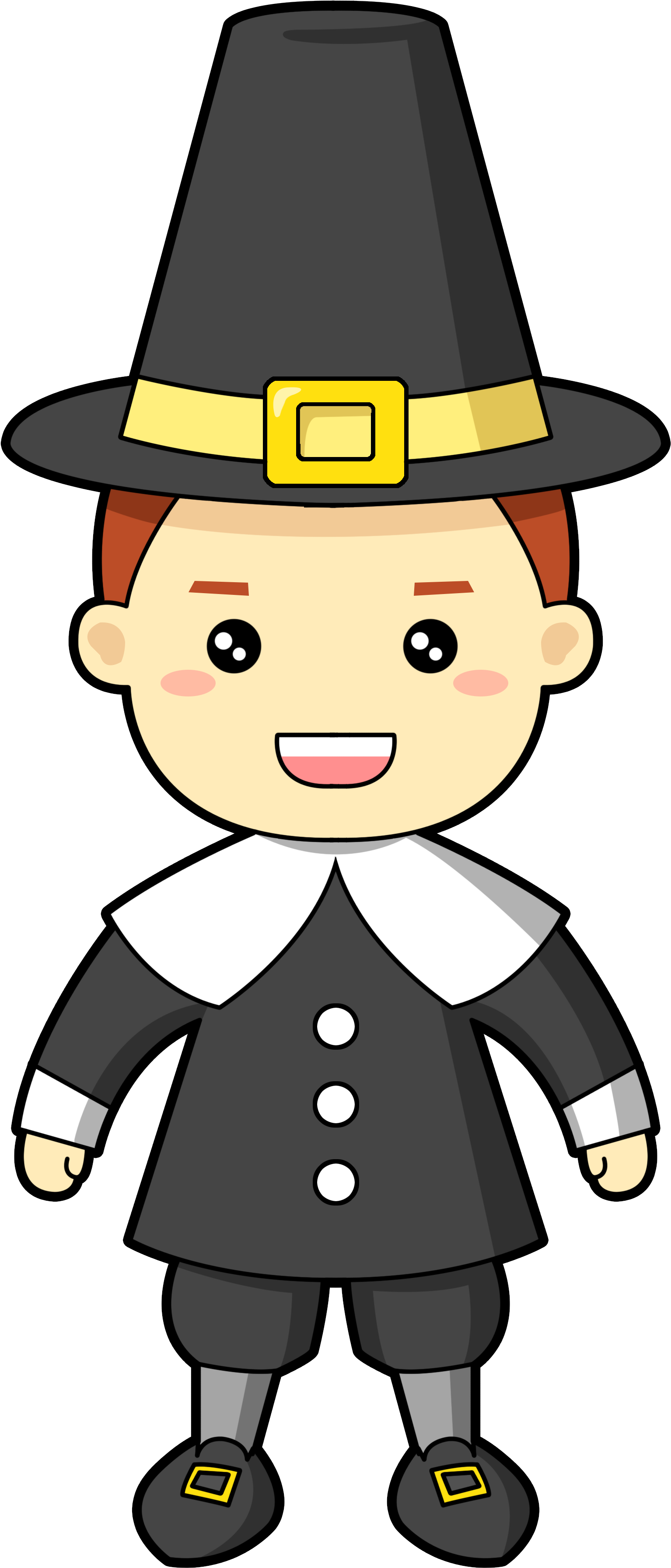 Clip Art Lord Picture Medium Size - Cartoon Pilgrim (2349x3940)
