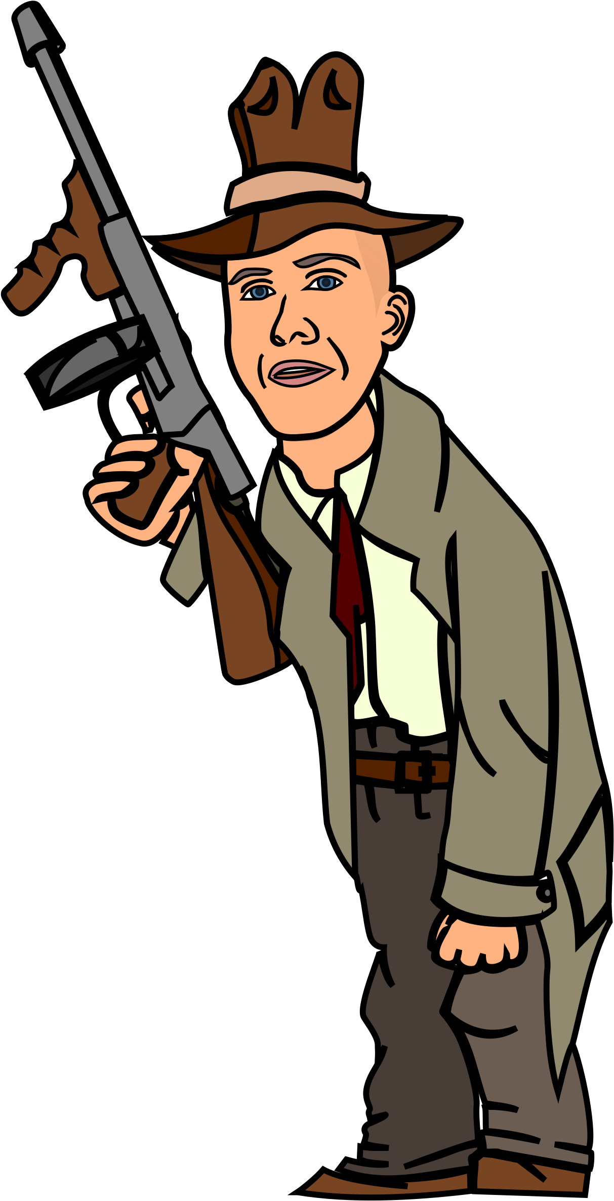 Big Image - Gangster Cartoon Png (1236x2400)