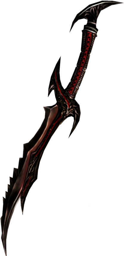 Daedric Sword From Skyrim By Sirarturo - Skyrim Daedric Sword Png (894x894)