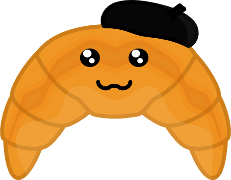 Dd Croissant By Amis0129 - Kawaii Croissant (464x363)