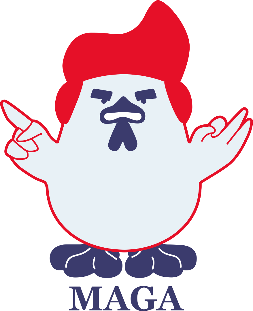 Inspired By The Trump Lion Design, Here Is The Rooster - Alt Attribute (878x1080)