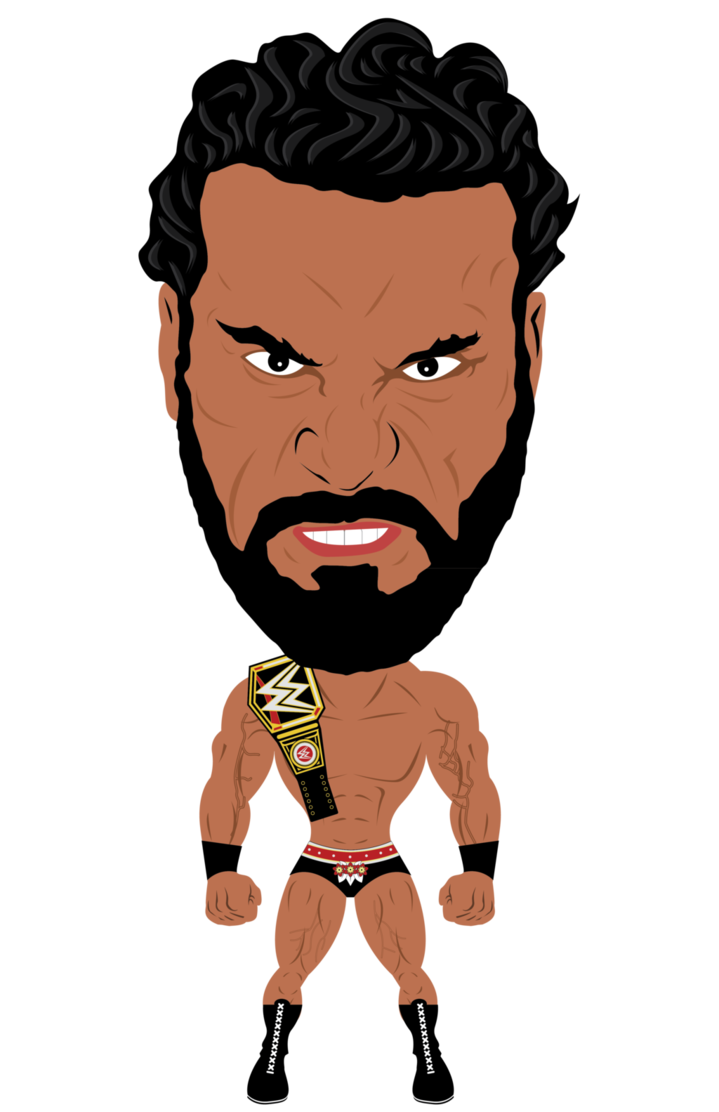 Caricatures - Wwe Cartoon Jinder Mahal (719x1112)