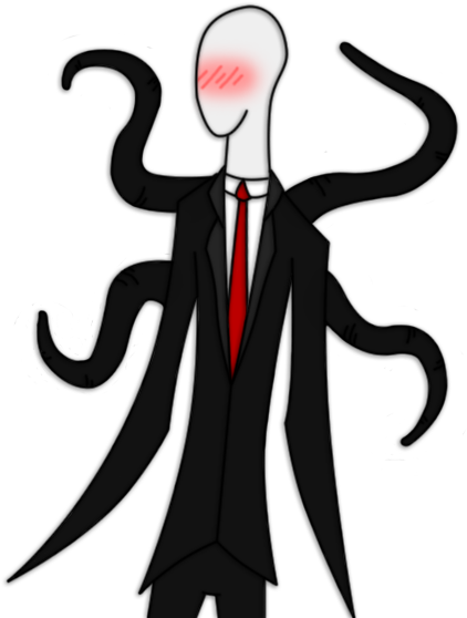 Slender Clipart Slender Man - Clip Art (460x617)