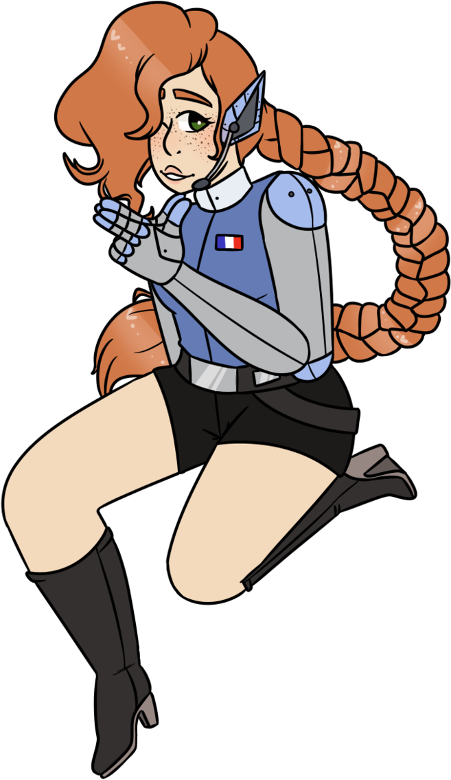 [ She Speaks Croissant ] By Billiedoodle - Cartoon (688x1161)