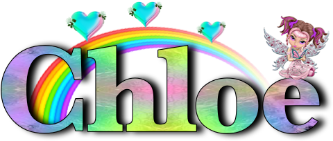 Chloe Cliparts - Chloe The Name Transparent (540x380)