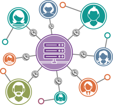 La Respuesta De Voz Interactiva O Ivr Consiste En Un - Personas Redes Sociales Png (371x347)