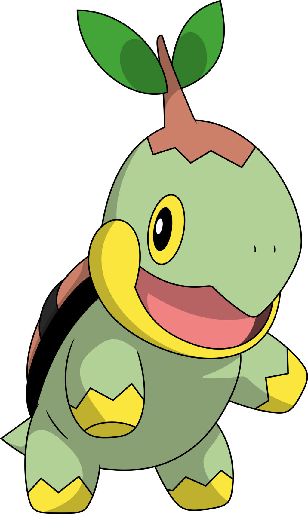 Turtwig By Jackspade2012 Turtwig By Jackspade2012 - Turtwig Png Hd (1024x1710)
